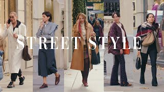 SPANISH ELEGANT STREET STYLE  WHAT ARE PEOPLE WEARING IN MADRID [upl. by Ydda]