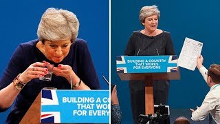 Theresa Mays car crash conference speech [upl. by Euqnom]