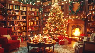 Cozy Christmas Ambience 🎄 Relaxing Christmas Music With Crackling Fireplace 🔥 Instrumental Christmas [upl. by Eentirb]