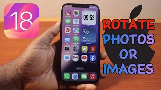 How to Rotate Photos or Images on iPhone on iOS 18 [upl. by Mines136]