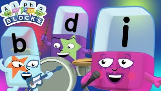 The Alphabet Song  Learn to Read  officialalphablocks [upl. by Quartas981]