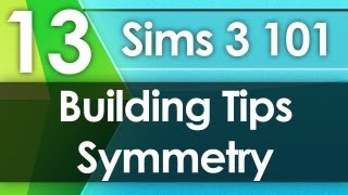 Sims 3 101  Building Tips Symmetry Dont do it [upl. by Euginom]