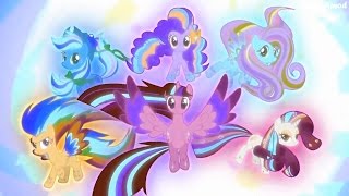 PMV EG Rainbow Rocks  Friendship Through The Ages GALA Major Version [upl. by Anaidirib]