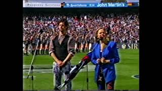 Beccy Cole and Greg Champion  1996 SANFL Grand Final [upl. by Appilihp]