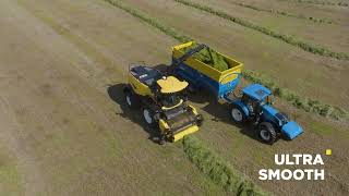 NewHolland UltraFeed™ grass pickup on FR Forage Cruiser [upl. by Warp]