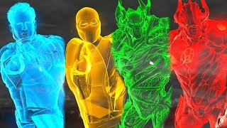 Injustice 2  Enchantress Super Move on All Characters  All Clone ColorsShader Colors [upl. by Sucul]