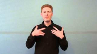 Auslan Tutorial  general introduction sentences [upl. by Kcorb]