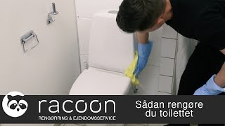 Racoon  Sådan rengøre du toilettet [upl. by Reivilo]