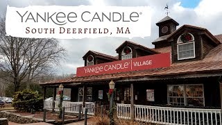 Yankee Candle Flagship Village Tour  South Deerfield MA [upl. by Arhsub]