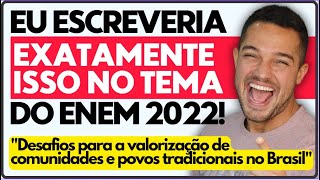 QUE TEMA Redação do Enem 2022  PROFINHO da REDAÇÃO [upl. by Tezzil75]