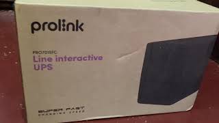 Unboxing Prolink PRO701SFC UPS [upl. by Beyer]