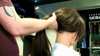 Weft hair extensions  create ponytail [upl. by Nadnarb]