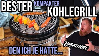 Mein bester Kohlegrill für den Balkon  Meateor Shichirin Tischgrill  BBQ amp Grillen für jedermann [upl. by Llertrac881]