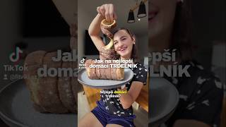 trdelnik recept recipe minivlog fallrecipe czec czechgirl kynutetesto [upl. by Eimmaj191]