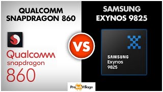 Samsung Exynos 9825 vs Snapdragon 860  Snapdragon 860 vs Exynos 9825🔥 HINDI [upl. by Nillek]