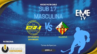 Sub 17 Masculina Estudiantil San Miguel vs Vilanova [upl. by Rett185]