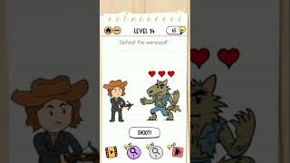 Brain Test 2 Level 14 Defeat the werewolf [upl. by Hughie711]