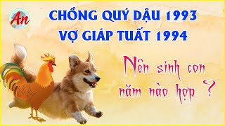 Chồng Quý Dậu 1993 Vợ Giáp Tuất 1994 Sinh Con Năm Nào Hợp Hóa Giải Xung Khắc Vợ Chồng [upl. by Star625]