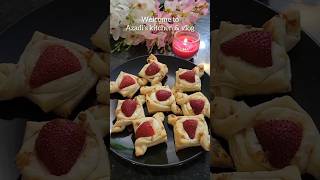 Puff Pastry recipe pastry puffpastry strawberry creamcheese azadiskitchen2914 [upl. by Pitchford]