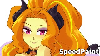 【speedpaint】Adagio Dazzle Halloween 2022 [upl. by Sebastien]