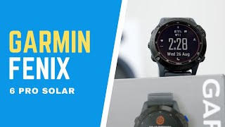 The King of Fitness Trackers🤔 Garmin Fenix 6 Pro Solar Unboxing amp Review [upl. by Calder]