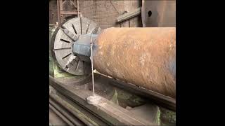 Manufacturing process of roller for huge machine [upl. by Okimik]