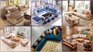 Latest Wooden Sofa Set DesignLatest L Shape Sofa DesignNew Stylish Sofa Design [upl. by Drofnats]