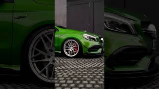 MercedesBenz A45 AMG With Riviera RF106 In Silver Brushed [upl. by Boy]