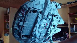 Lego 75192 Millennium Falcon vertical stand [upl. by Marston]