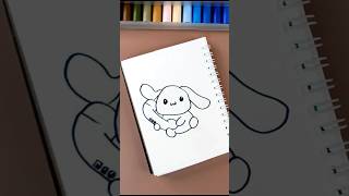 ૮ ˶ᵔ ᵕ ᵔ˶ ა How to draw Cinnamoroll  ❤️❤️ Cinnamoroll Easy Drawing and Sketch Idea cinnamoroll [upl. by Arakaj]