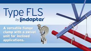 Type FLS Flange clamp with swivel unit by Lindapter [upl. by Stannfield40]