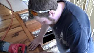 How to replace stair treads in a staircase part 2 [upl. by Soneson80]