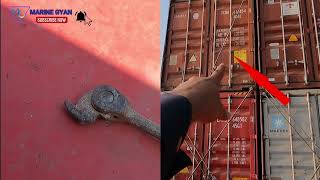 Important Lashing Materials On Container Ship  Lashing Material Name And Use  Container ship [upl. by Nennek]