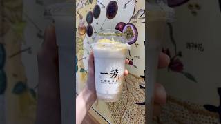 🥤 Trying Yifang Coconut Frappe with Durian [upl. by Aehtla]