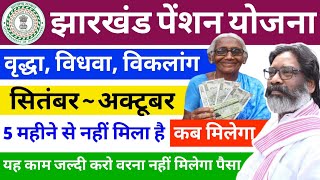 झारखंड पेंशन योजना  विधवा विकलांग वृद्धा पेंशन कब मिलेगा jharkhand mein vridha pension kab milega [upl. by Rednaxela]