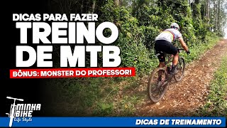 DICAS PARA FAZER UM BOM TREINO E COMO FICOU A MONSTER GRAVEL DO PROFESSOR  Minha Bike Life Style [upl. by Suhpoelc]