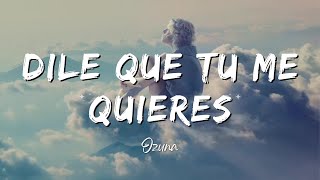 Ozuna  Dile Que Tu Me Quieres LyricsLetra  Odisea [upl. by Atipul]