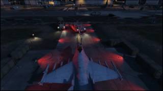 GTA V How to Steal the fighter jet  using cheatsPC [upl. by Ozneral]