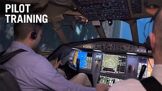 How Pilots Train to Fly Business Jets at FlightSafety International – AIN [upl. by Sayers]