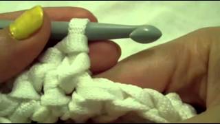 TUTORIAL PORTA TELEFONO FETTUCCIA UNCINETTOribbon crochet tutorial [upl. by Ainesey]