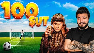 PRENSLE 100 ŞUT ÇEKTİK KAÇI GOL OLDU [upl. by Giselbert241]