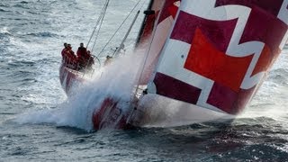 Leg 5 Auckland LIVE Start  Volvo Ocean Race 201112 [upl. by Wehttam101]