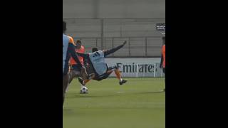 Rudigers outrageous tackle in training [upl. by Nyleikcaj]