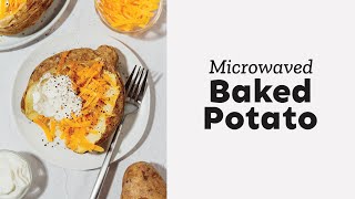 How To Cook Potatoes In The Microwave [upl. by Baxy297]