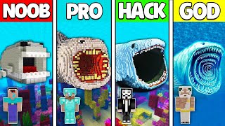 Minecraft Battle NOOB vs PRO vs HACKER vs GOD BLOOP STATUE CHALLENGE in Minecraft [upl. by Cenac998]