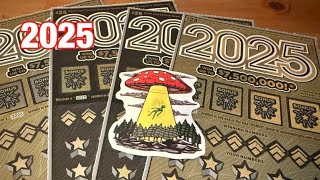 Brand New 2025 Tickets‼️California Lottery Scratchers🤞🍀🍀🍀 [upl. by Fisk7]