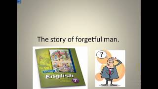 The story of forgetful man forgetfulness creat mishap creative writing oxford english MrJameel [upl. by Heyer]