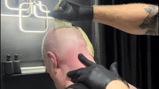 Extreme Full Head Waxing WaxForMenManchester [upl. by Erika]