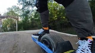 Riding MTB trails on DIY Funwheel VESC [upl. by Anikehs]