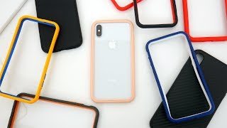 RhinoShield SolidSuit vs CrashGuard NX vs Mod NX Case Comparison for iPhone XS [upl. by Ydor]